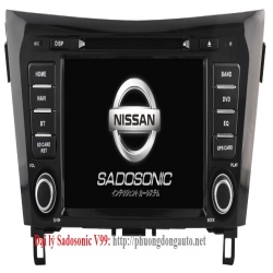 Phương đông Auto DVD Sadosonic V99 theo xe NISSAN X-TRAIL 2016 | DVD Sadosonic V99